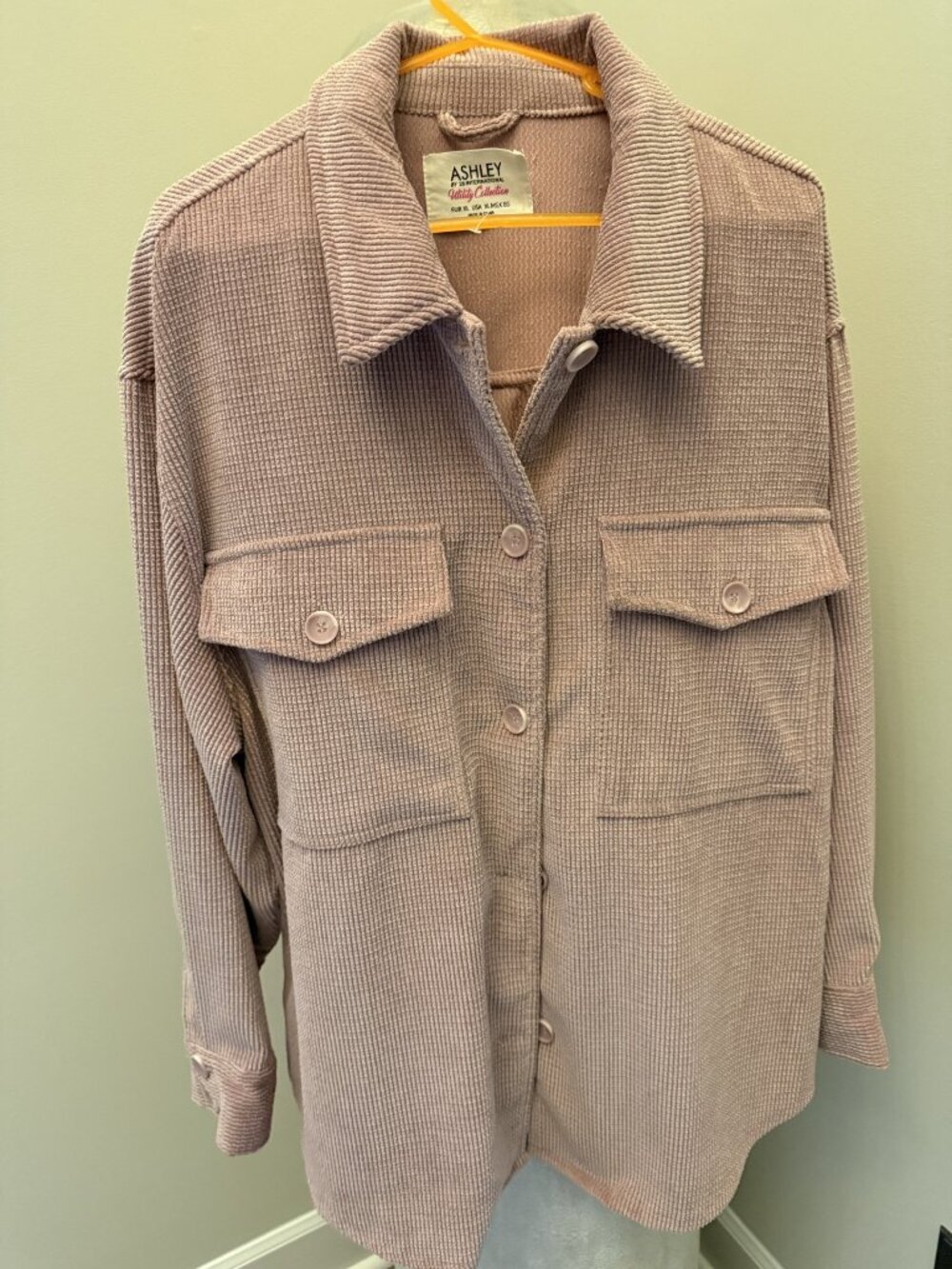 Ladies Pink Shacket